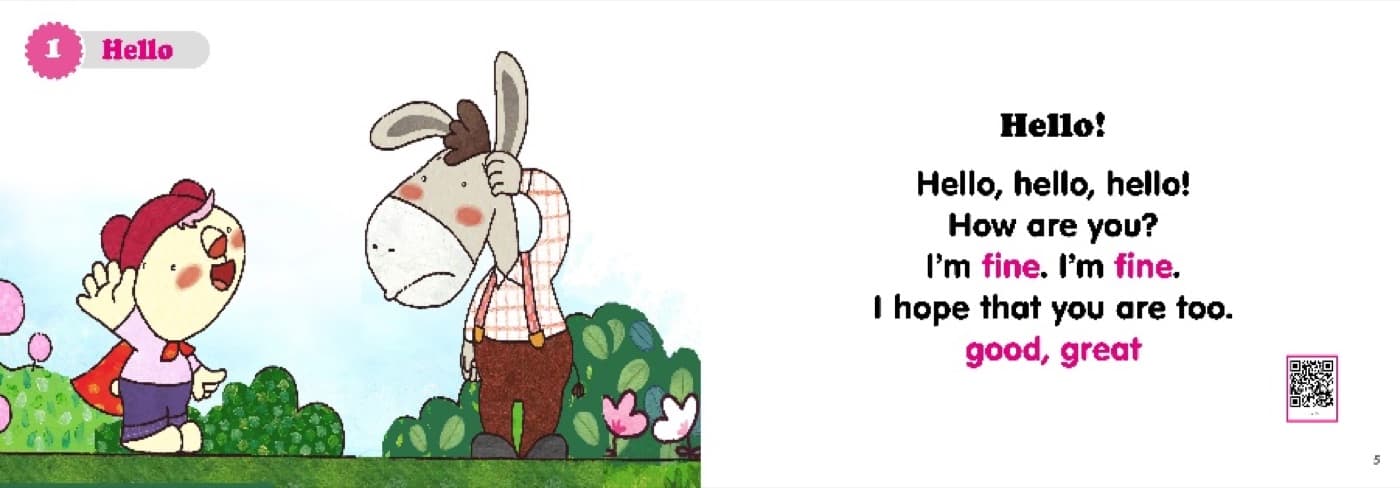 Nursery Rhymes — Student's Book 1 — inside spread 1